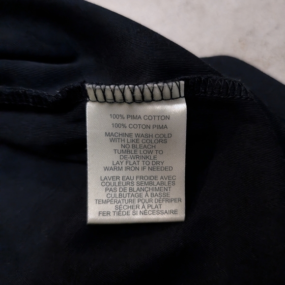 Robert Barakett Pima Cotton Shirt Mens XXL Black Short Sleeve - Picture 2 of 6